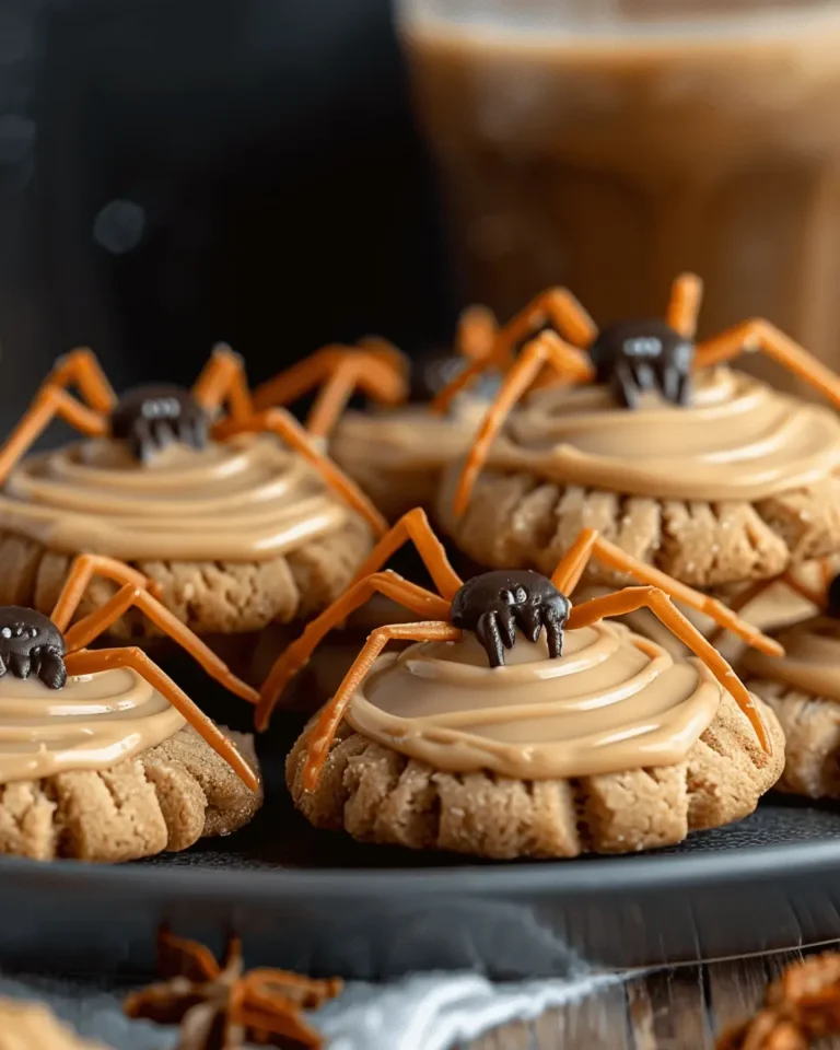 Peanut Butter Spider Cookies