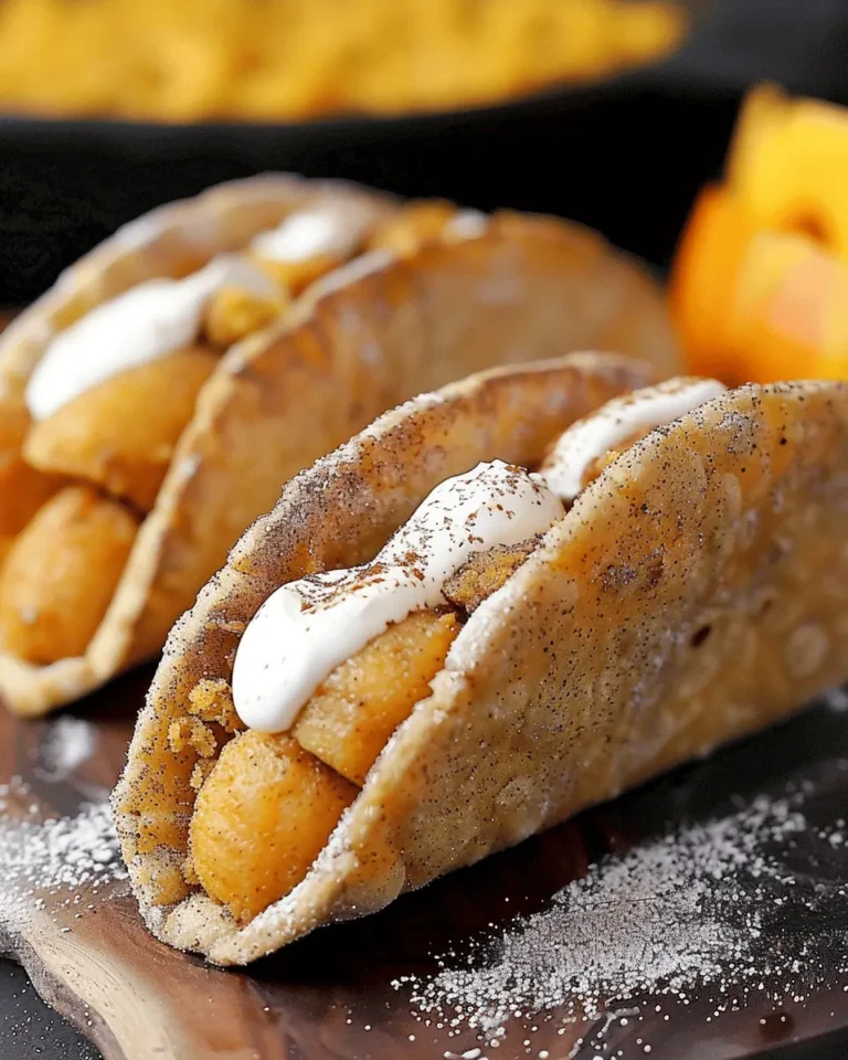 Pumpkin Pie Tacos