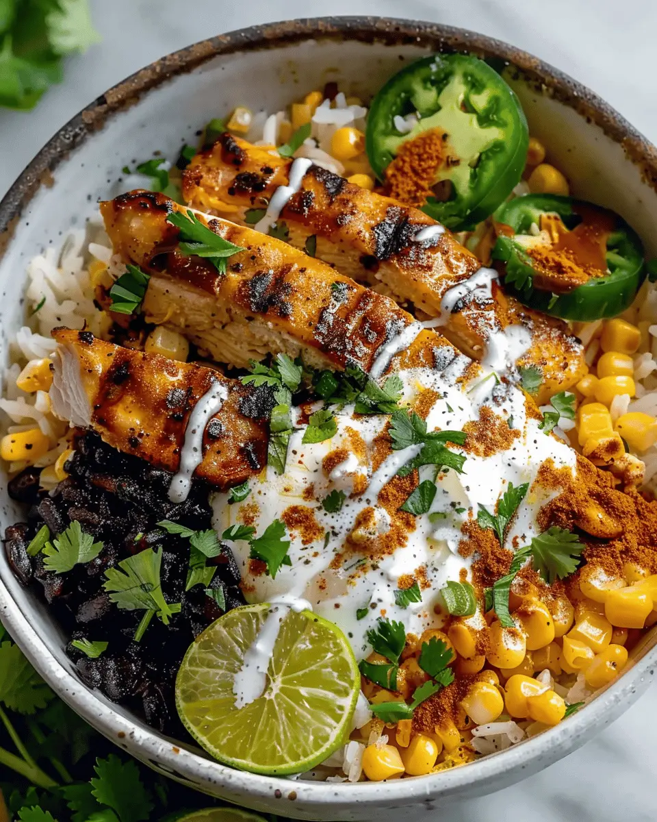 Street Corn Chicken Rice Bowl: Easy Recipe for Flavor Lovers