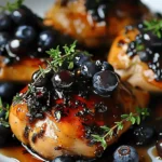 The Best Blueberry Thyme Chicken (That Even Skeptics Can’t Resist!)
