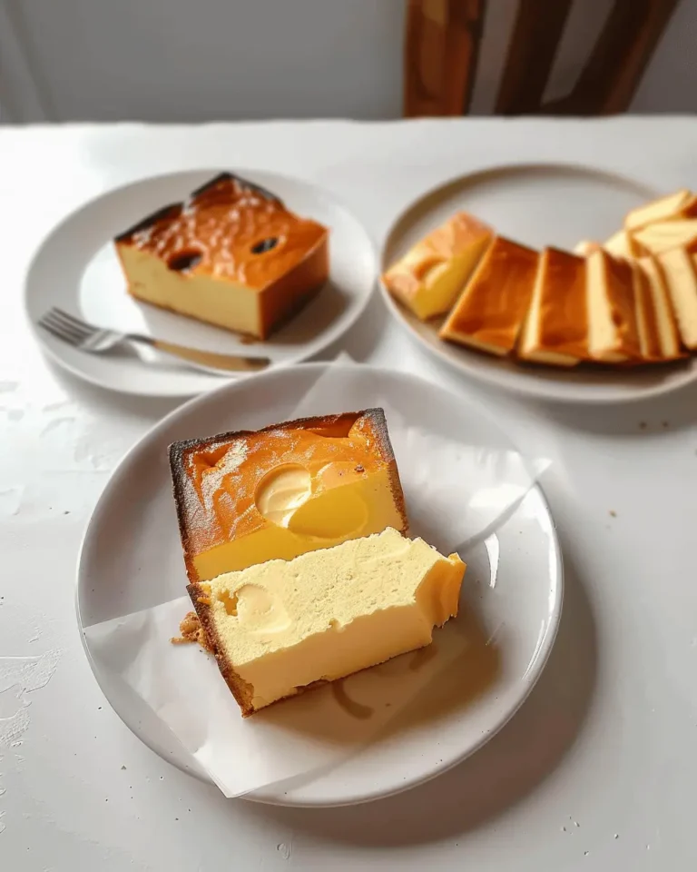 Burnt Basque Cheesecake in a Loaf Pan