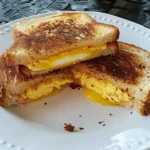 Scrambled Egg Grilled Cheese Sandwich