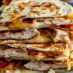 Easy Chicken Bacon Ranch Quesadilla
