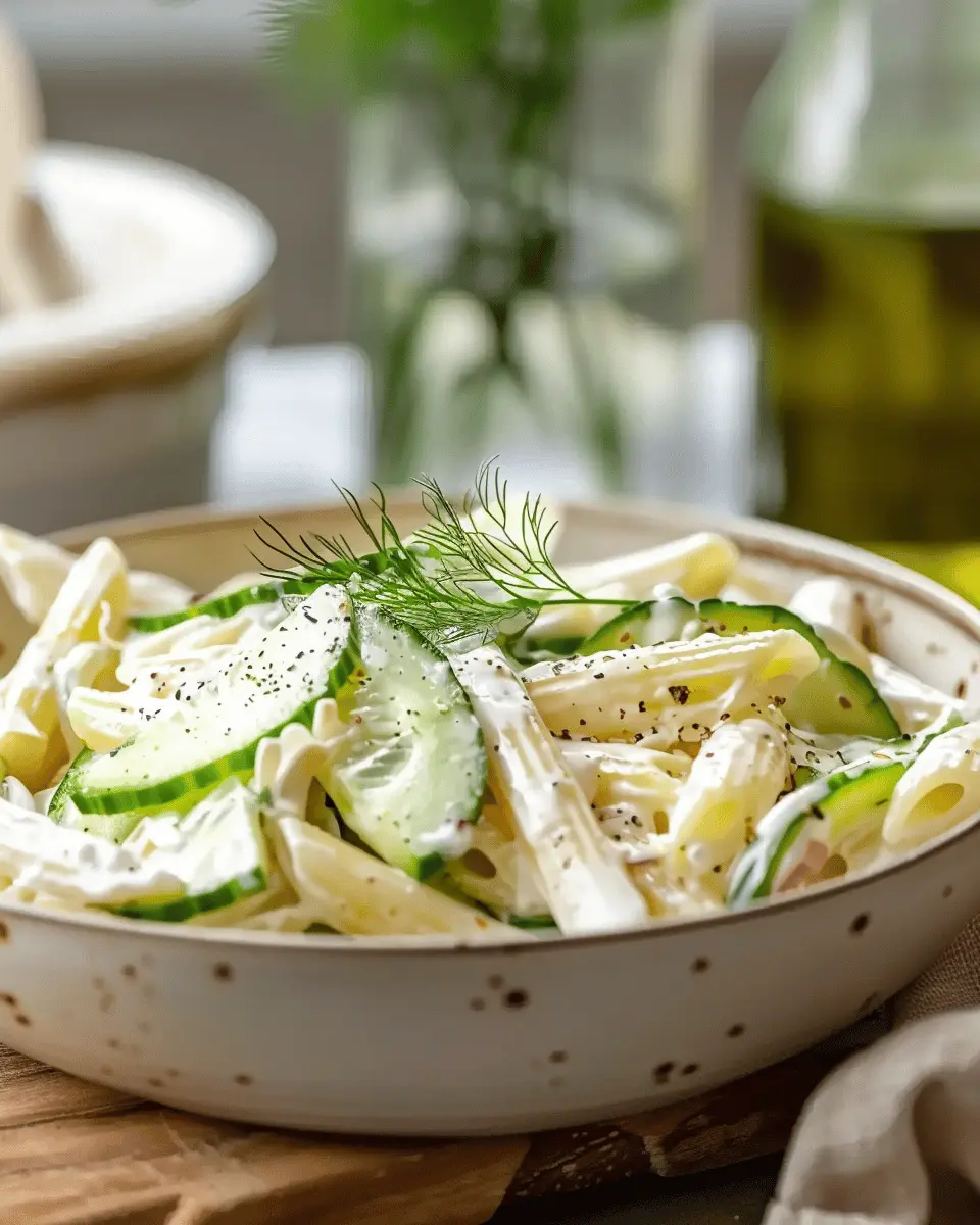 Healthy Cucumber Pasta Salad: Refreshing & Guilt-Free Delight