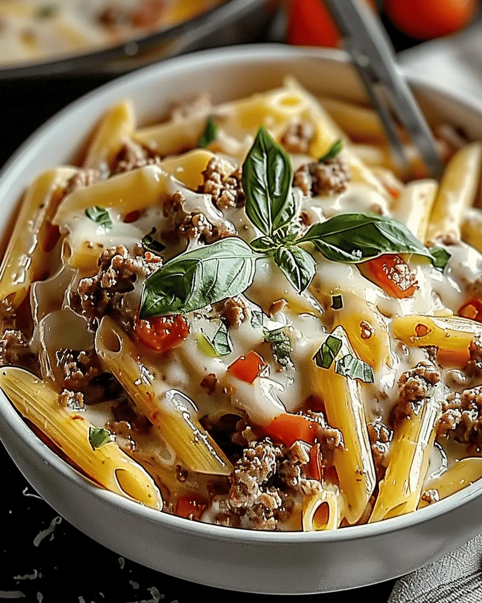 Creamy Rotel Pasta with Ground Beef: An Easy Family Favorite