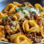 Cheesesteak Tortellini in a Rich Provolone Sauce Delight