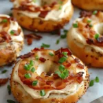 Zesty Bacon Cream Cheese Bagels
