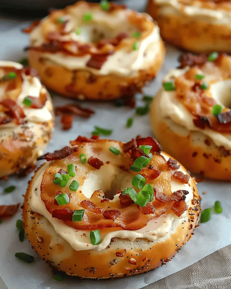 Zesty Turkey Bacon Cream Cheese Bagels for a Delightful Brunch