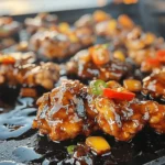 Blackstone Bourbon Chicken On The Griddle