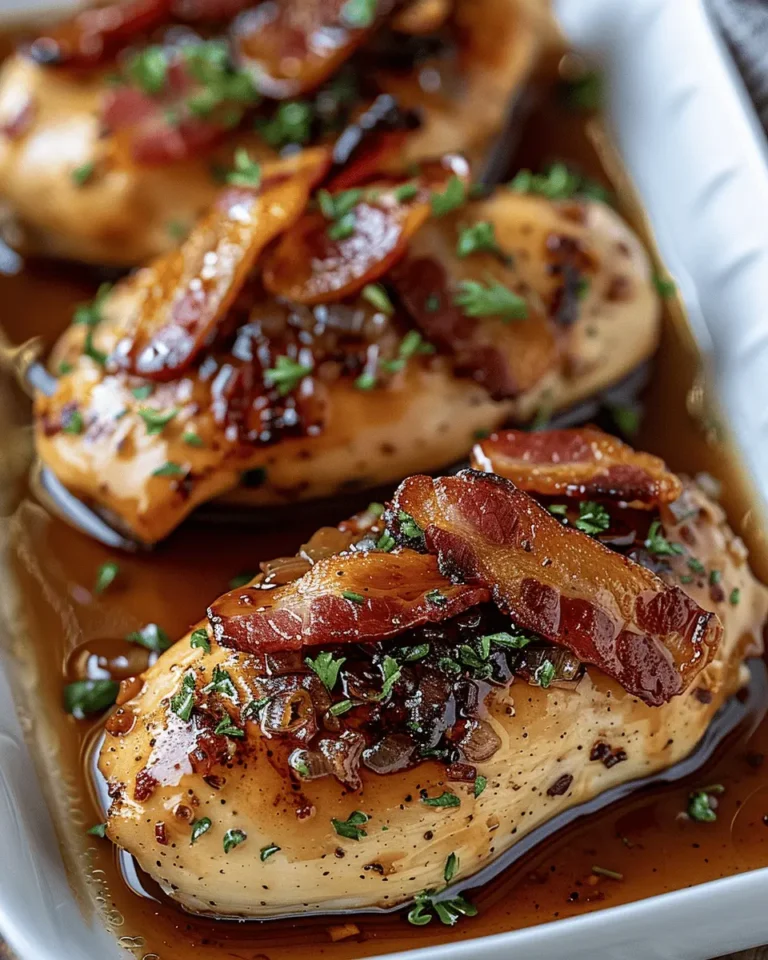 Maple Garlic Bacon Chicken