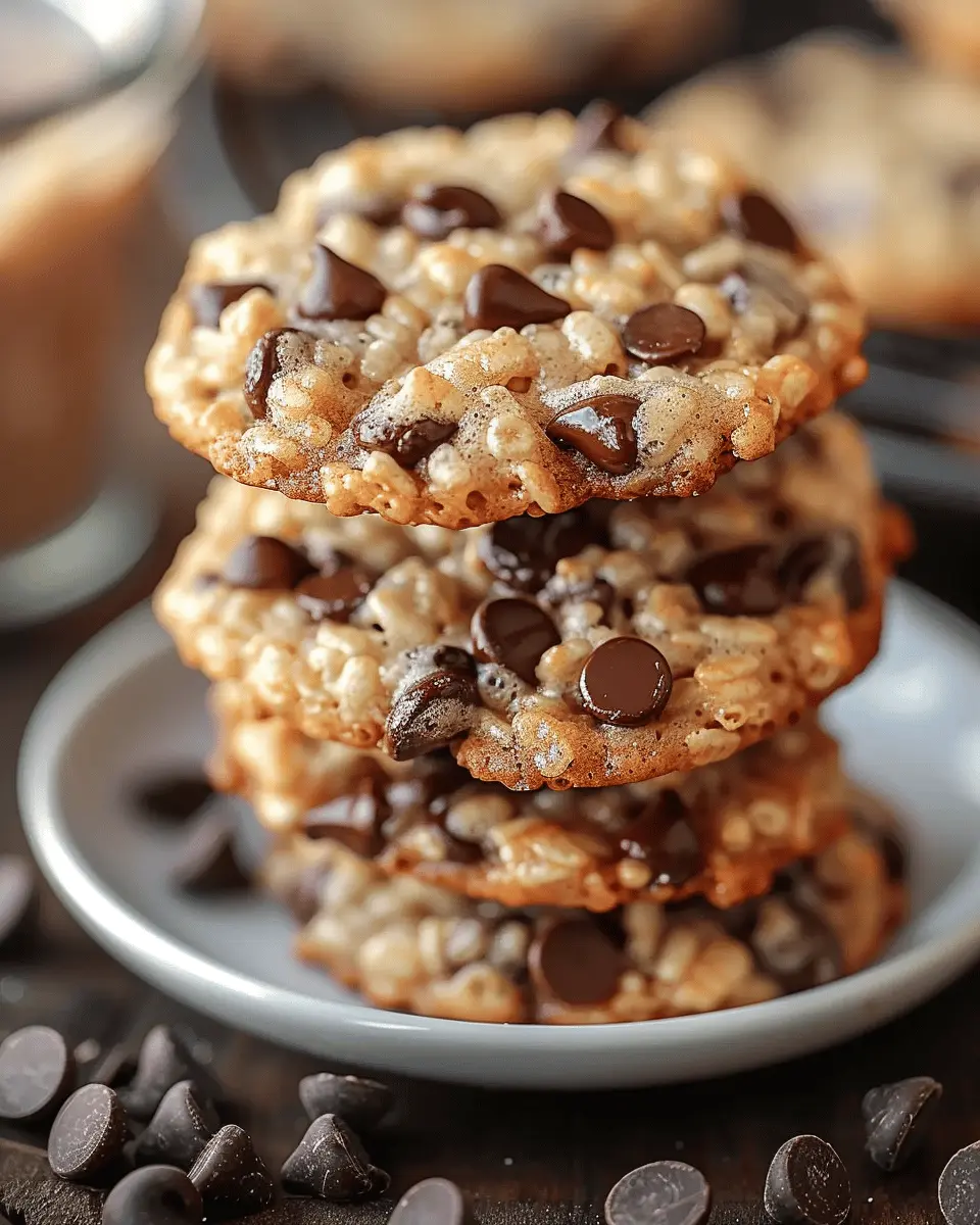 Rice Krispie Chocolate Chip Cookies: The Best Chewy Delight