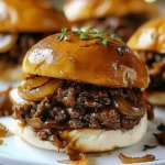 Irresistible French Onion Beef Sloppy Joes