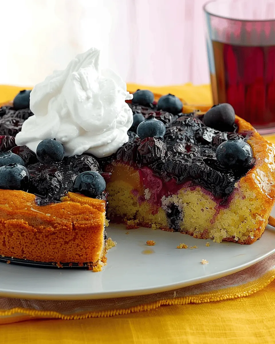 Best Homemade Blueberry Upside Down Cake: A Delicious Twist