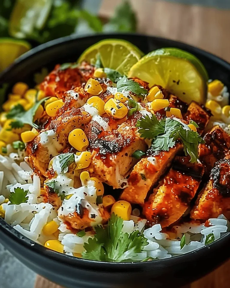 Street Corn Chicken Bowl: A Flavorful & Easy Recipe