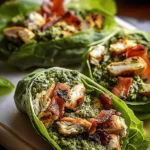 Pesto Chicken Lettuce Wraps: A Quick & Healthy Recipe
