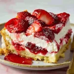 The Ultimate Strawberry Cheesecake Dump Cake