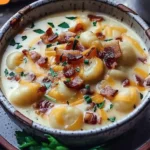 Bacon Cheddar Gnocchi Soup – A Rich and Creamy Comfort Meal