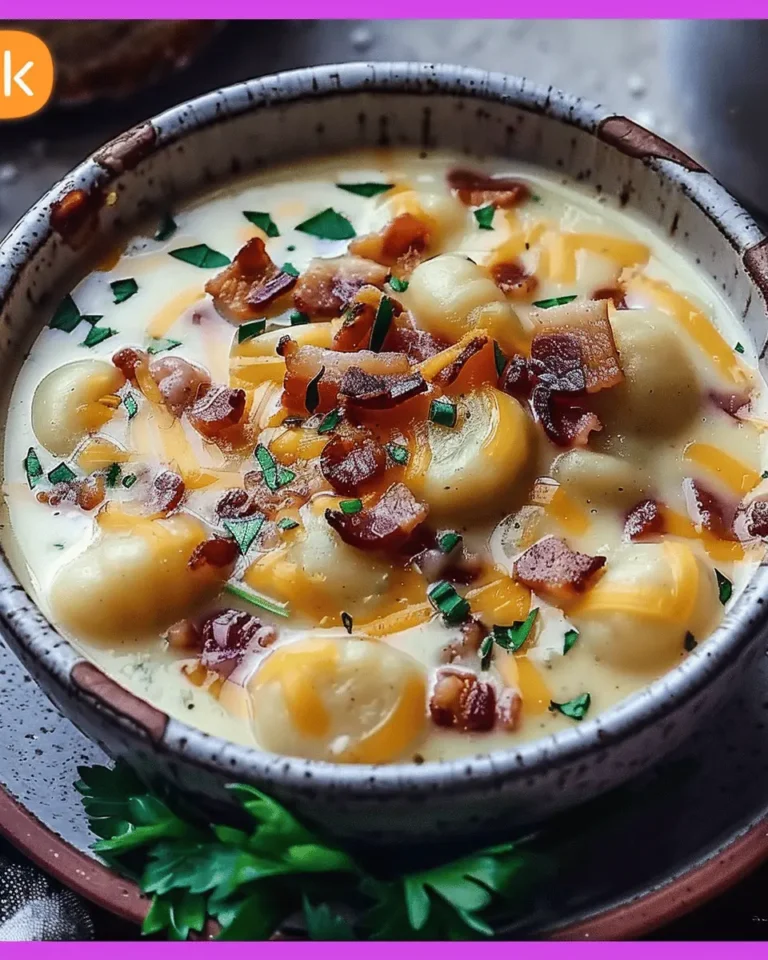 Bacon Cheddar Gnocchi Soup – A Rich and Creamy Comfort Meal