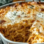 Baked Cream Cheese Spaghetti Casserole Recipe