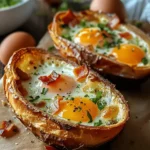 Baked Egg Boats Recipe