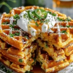 Cheddar Jalapeño Cornbread Waffles: A Flavorful Twist on a Classic