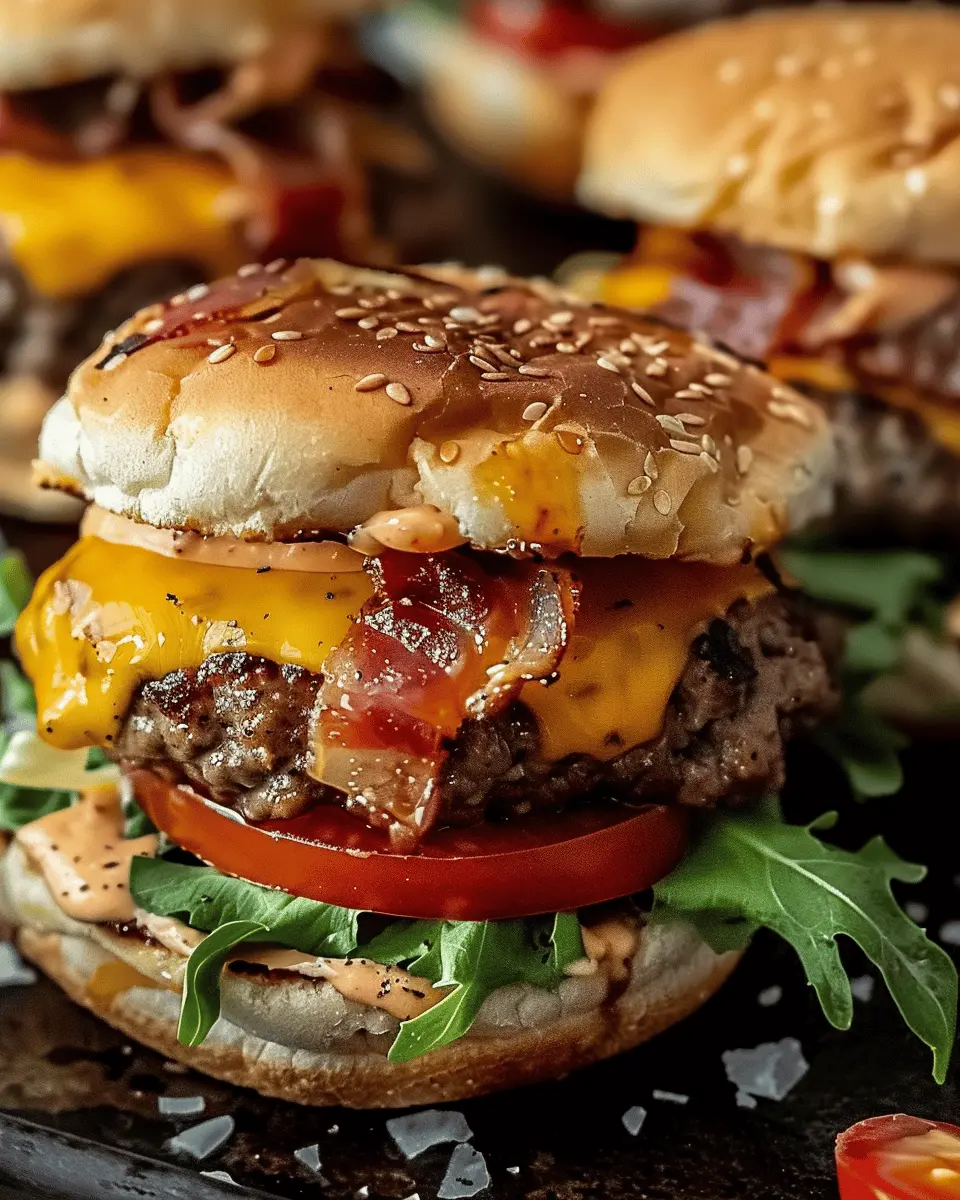 Crack Burgers: Your New Go-To Juicy Burger Recipe with Turkey Bacon