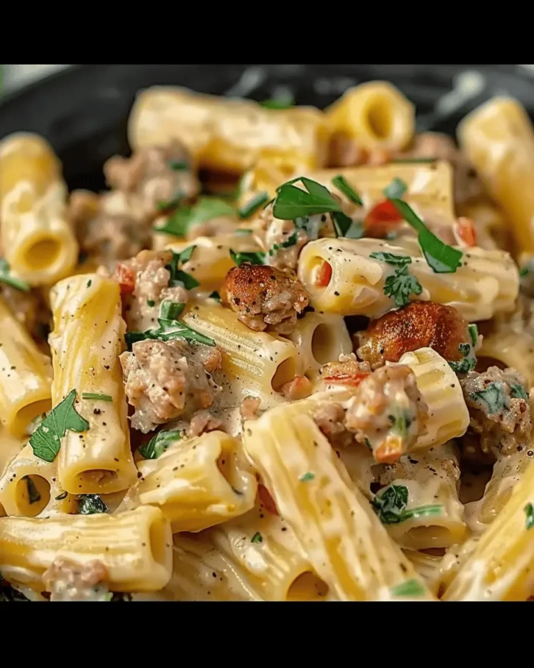 Creamy Italian Sausage Rigatoni
