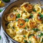 Garlic Parmesan Chicken Tortellini