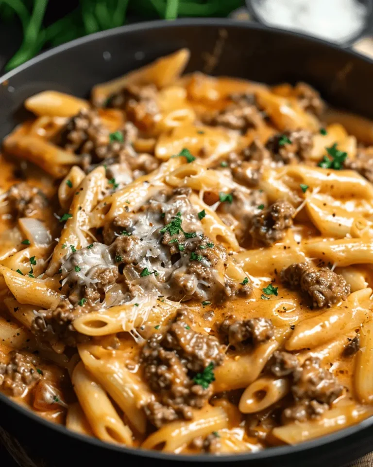 High Protein Creamy Beef Pasta: A Quick and Nourishing Weeknight Dinner