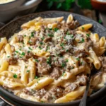 High Protein Creamy Beef Pasta Recipe for Quick Weeknight Dinners