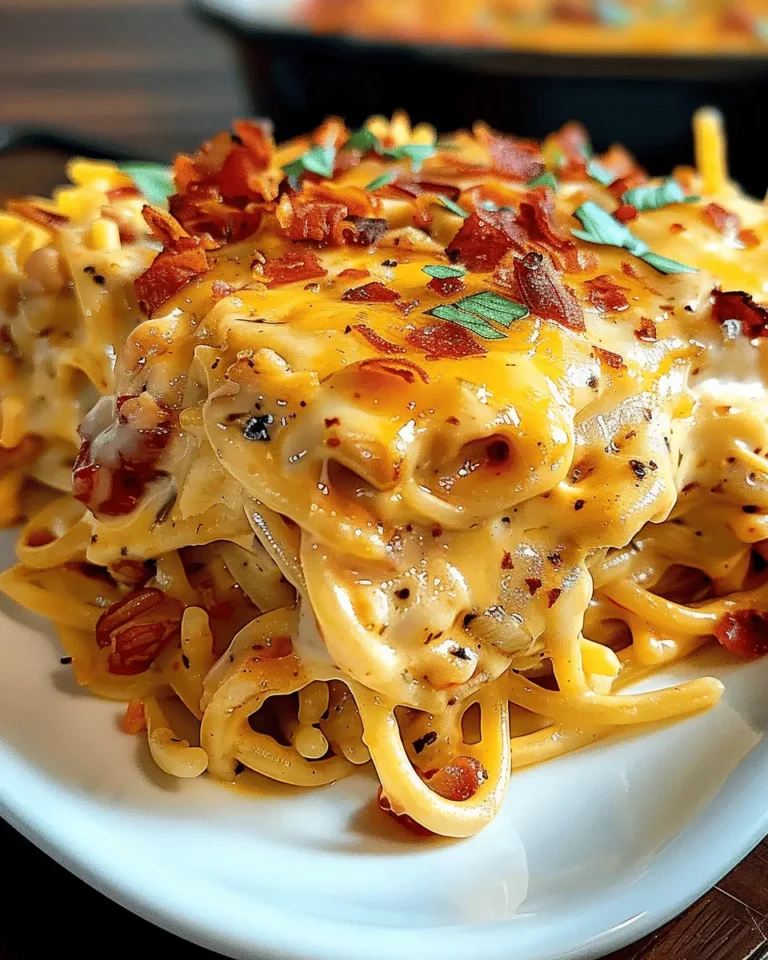 Irresistible Spicy Southern Cheesy Chicken Spaghetti Casserole