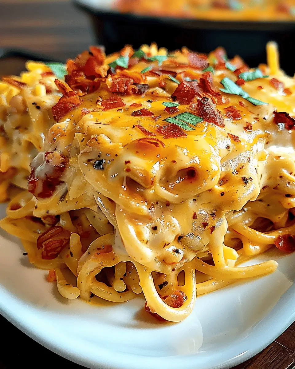 Irresistible Spicy Southern Cheesy Chicken Spaghetti Casserole Delight