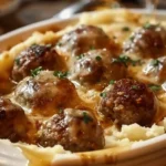 Meatball & Mashed Potato Bake: A Hearty Family Favorite