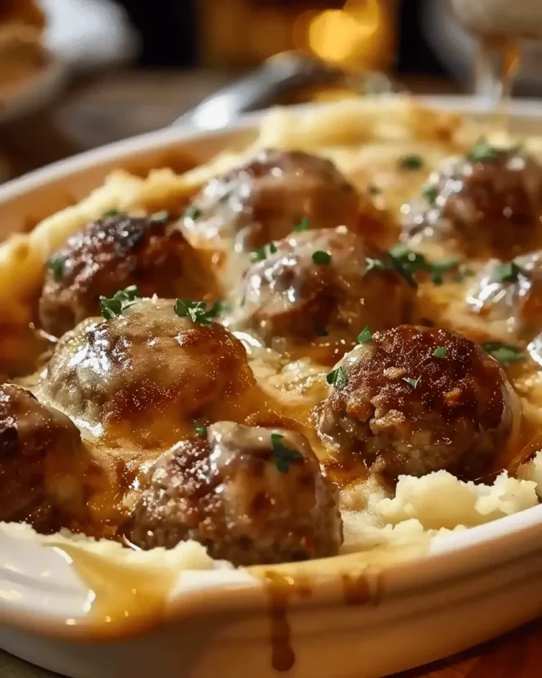 Meatball & Mashed Potato Bake: A Hearty Family Favorite