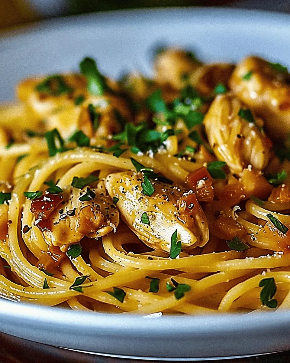 Monterey Chicken Spaghetti: Easy Comfort Food with Turkey Bacon