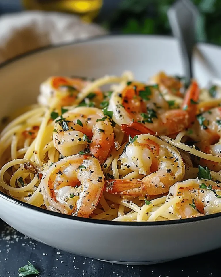 One-Pot Garlic Butter Shrimp Pasta