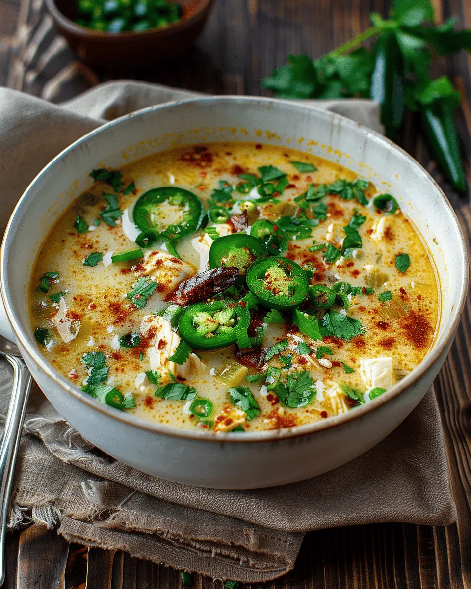 Spicy Jalapeño Popper Chicken Soup Recipe and Tips for Comforting Flavor