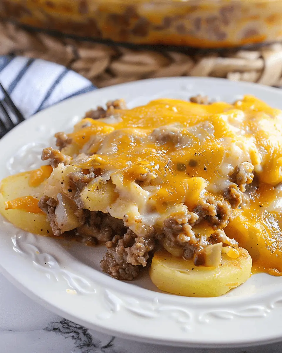 Crockpot Hamburger Potato Casserole Recipe: Easy Comfort Cooking