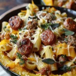 Autumn Sausage Pasta Squash: Amazing 25-Min Fall Favorite