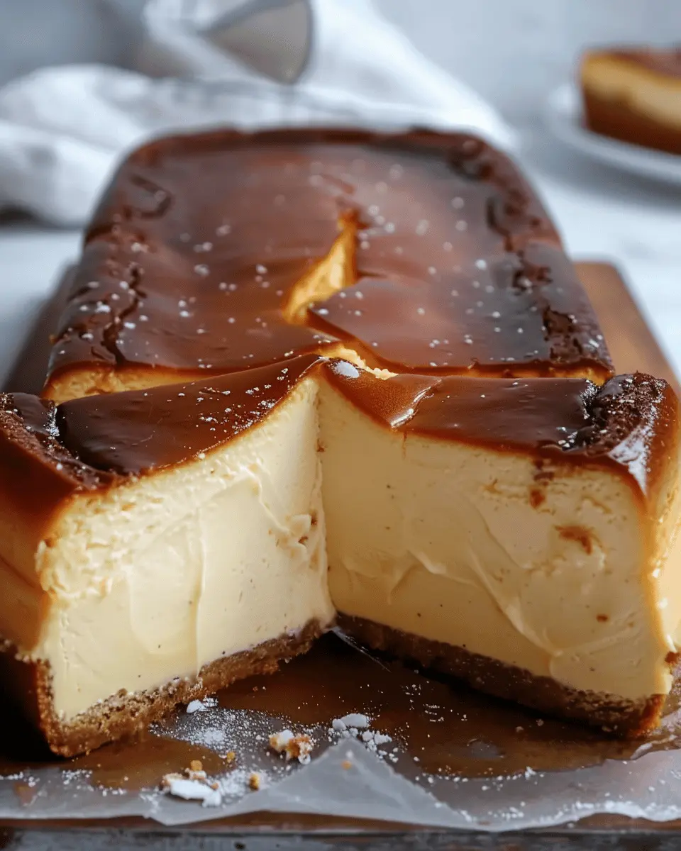 Indulgent Burnt Basque Cheesecake in a Loaf Pan You’ll Love