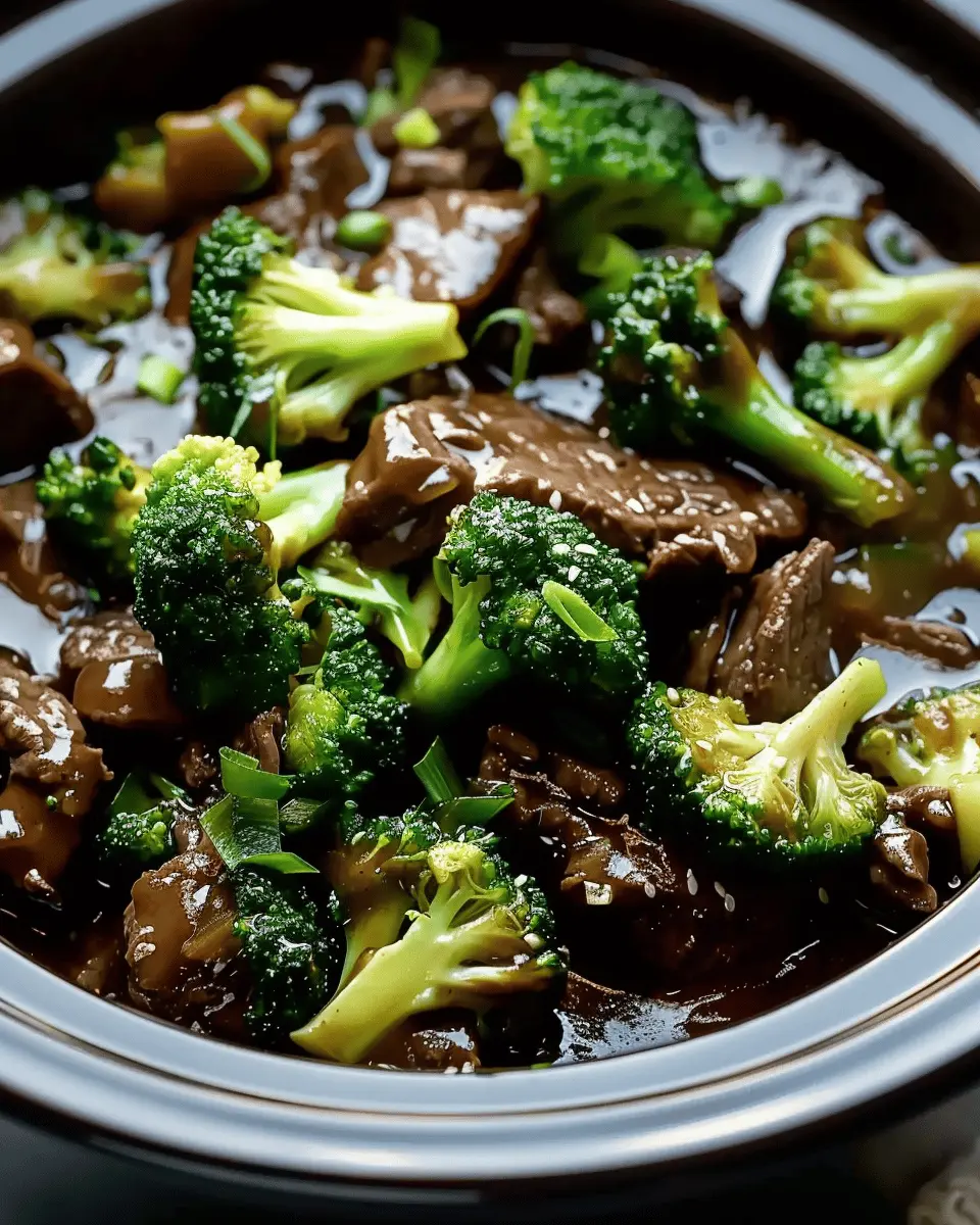 Savory Crock Pot Beef and Broccoli: Easy Comfort Food Delight