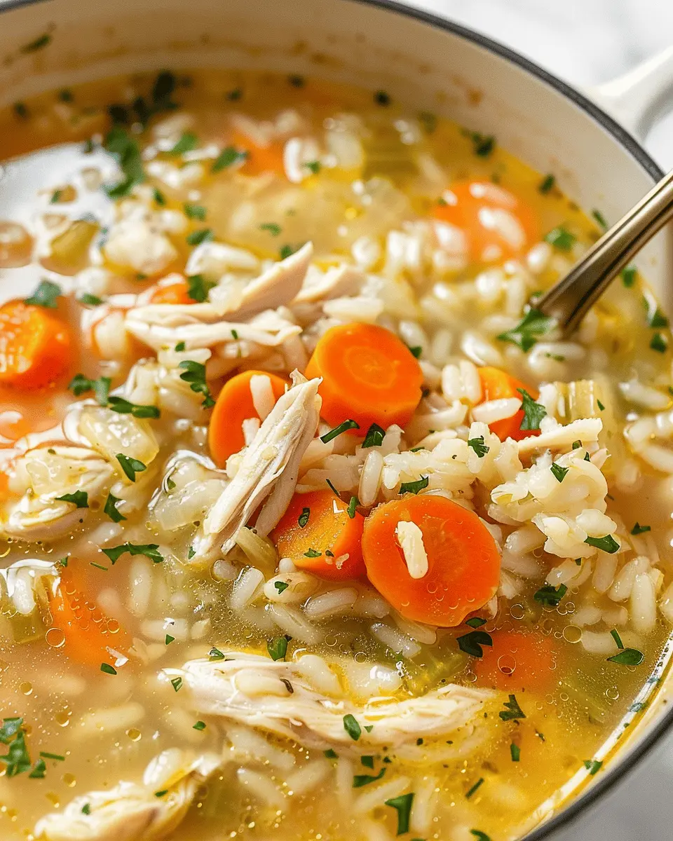 Easy Chicken and Rice Soup: A Cozy and Healthy Dinner Delight