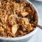 Healthy Breakfast Apple Crumble