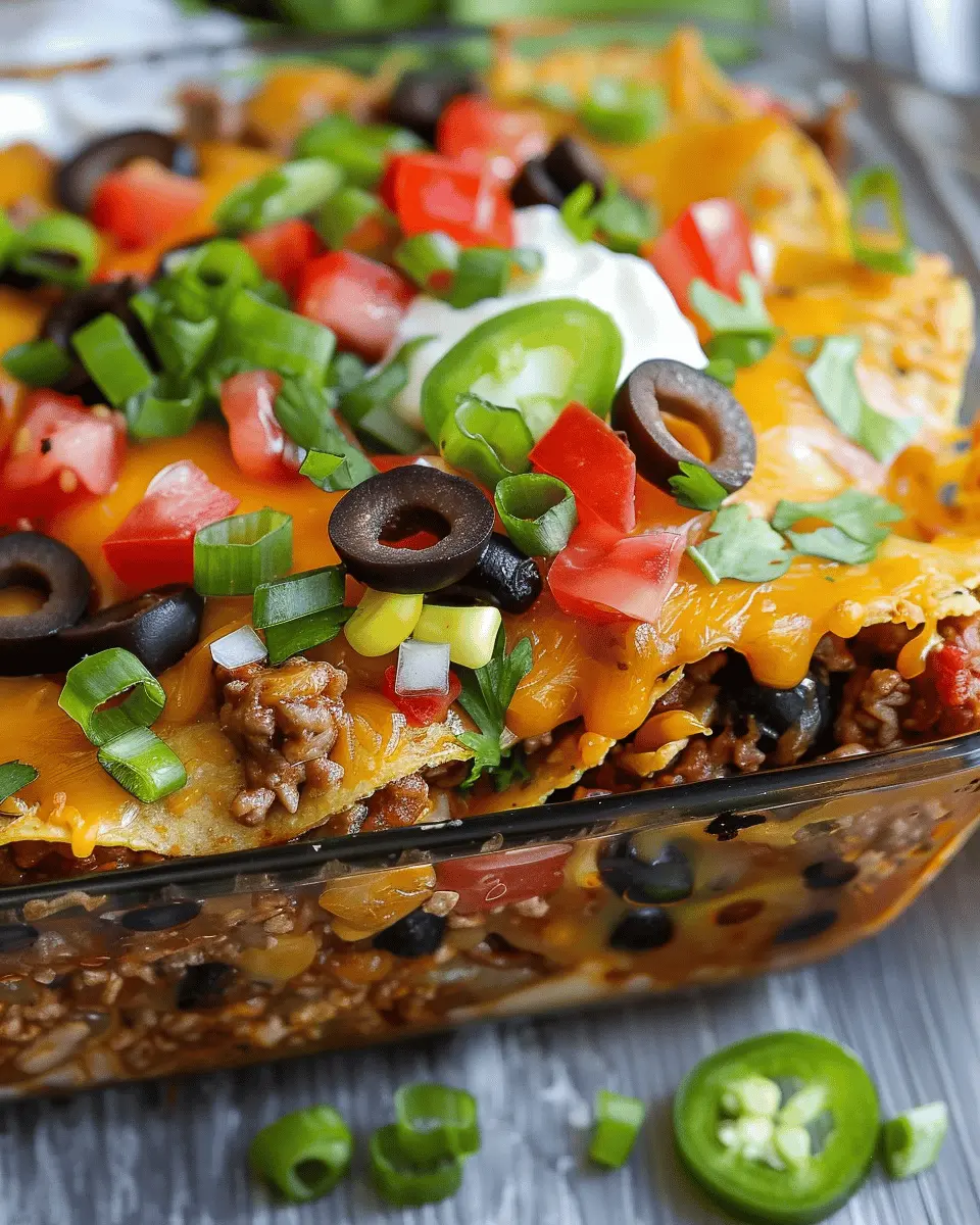 Walking Taco Casserole: Easy, Flavor-Packed Family Delight