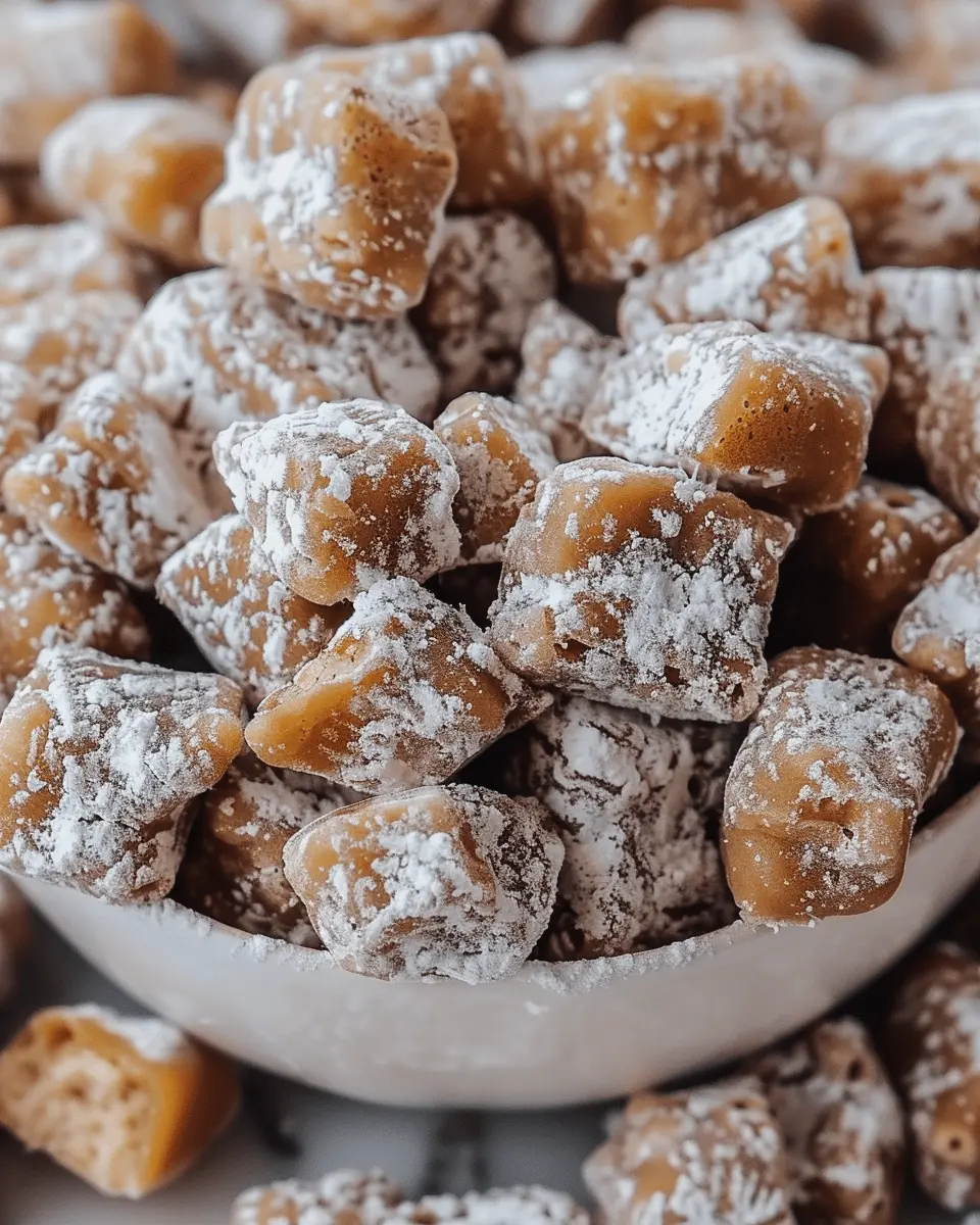Caramel Apple Puppy Chow: Sweet, Crunchy & Totally Irresistible