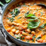 Creamy Tomato White Bean Stew