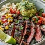 Cilantro Lime Steak Bowls