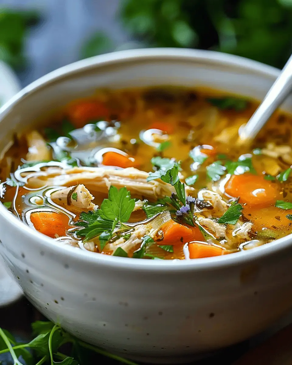 Anti-Inflammatory Chicken Soup for Cozy Comfort and Wellness