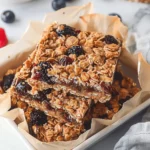 Healthy Oatmeal Bars Breakfast (Gluten Free + Vegan)