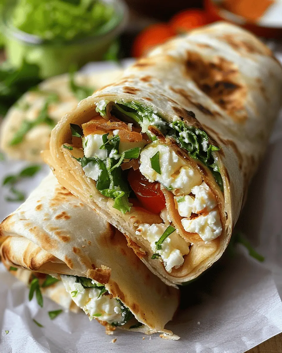 2-Ingredient Cottage Cheese Wraps: Easy Turkey or Chicken Ham Delight